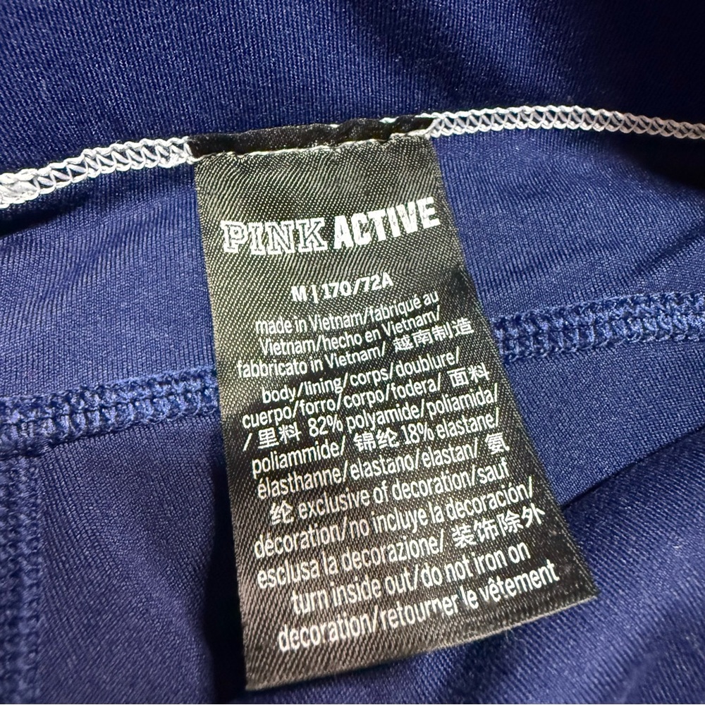 PINK Active Navy Leggings - Picture 3 of 3